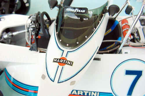 Tamiya 1/12 Scale Martini Brabham BT44B Build Part 2 Formula 1 Car 